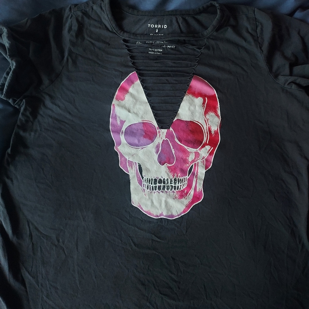 Torrid skull shirt